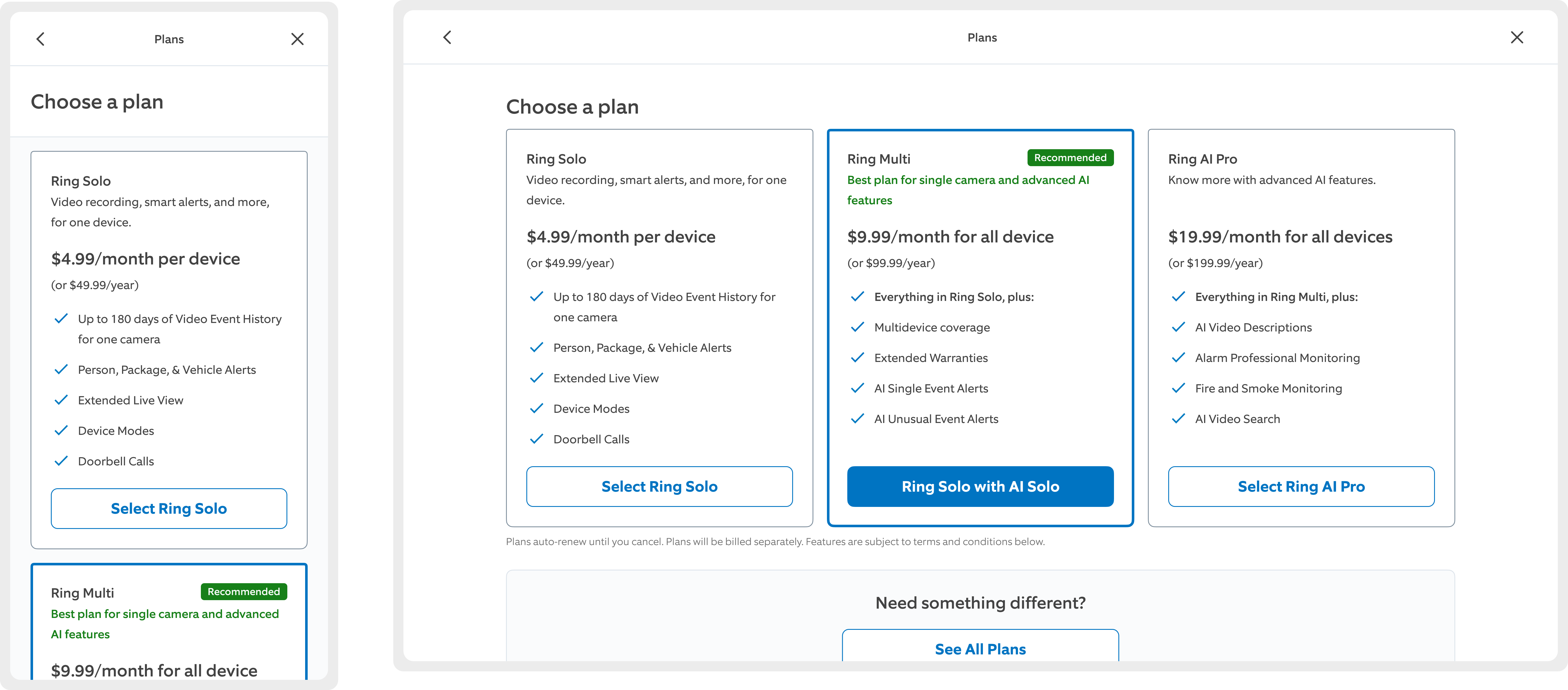 The Column approach: a structured, traditional SaaS layout validated by competitive benchmarks